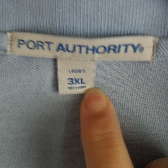 ♻️Port Authority Baby Blue Polo Size 3X - Picture 3 of 6
